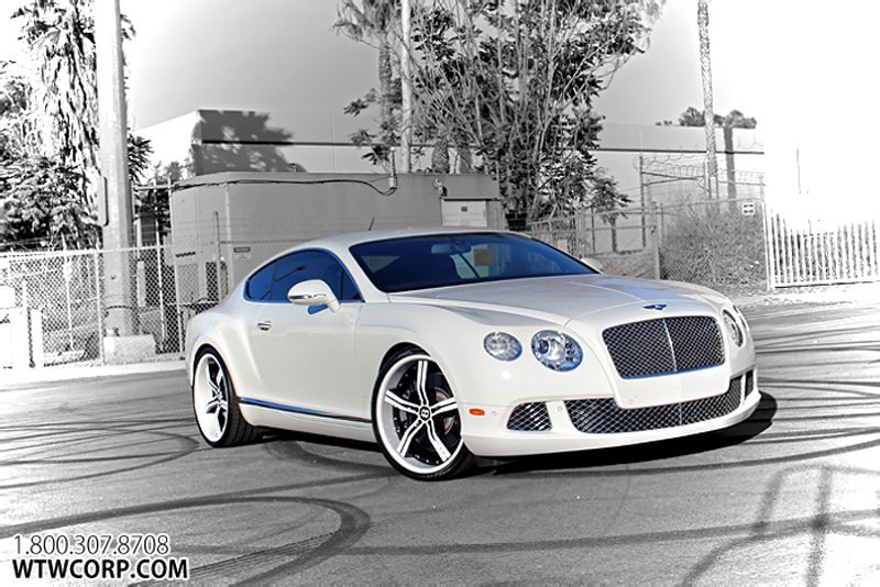 Gianelle Cancun Custom Painted On Bentley Continental